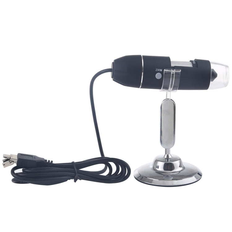 USB 放大鏡 HD 0.3MP 影像感測器 2560x1920P USB 數位顯微鏡，配備 8 顆 LED 與專業支架