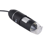 USB 放大鏡 HD 0.3MP 影像感測器 2560x1920P USB 數位顯微鏡，配備 8 顆 LED 與專業支架