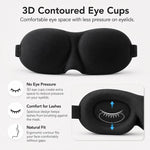 3D 便攜遮光睡眠輔助眼罩，女性可愛款