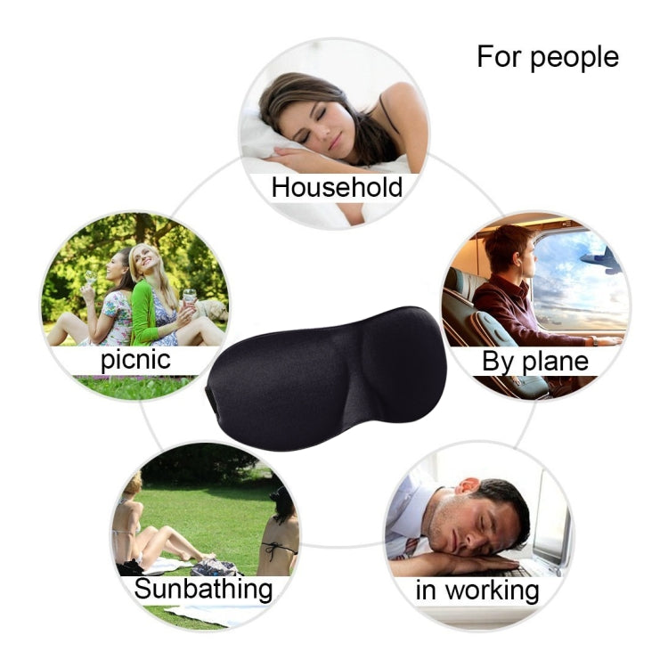3D 便攜遮光睡眠輔助眼罩，女性可愛款