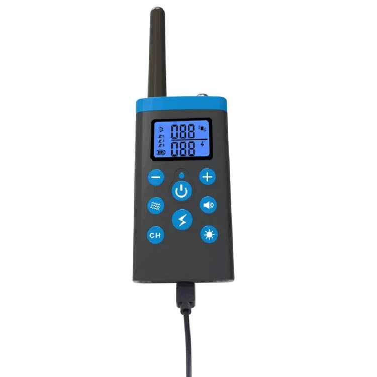 自動防吠項圈寵物訓練控制系統 + 電擊 PU 皮革項圈 適用狗，PD525