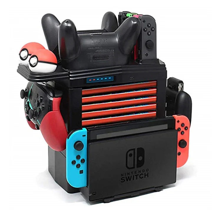 KJH 多功能支架把手充電底座接收框，適用 Nintendo Switch，KJH-SWITCH-27