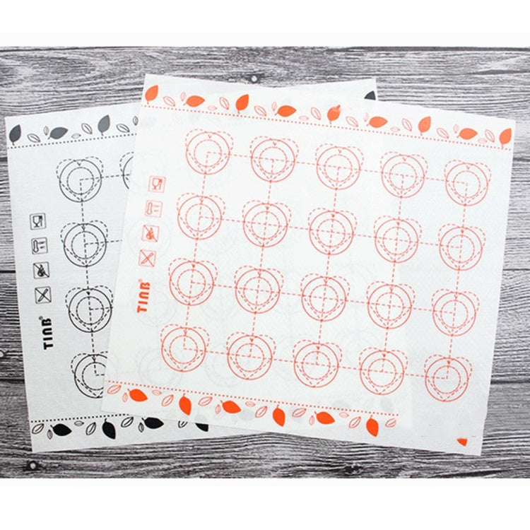 廚房多功能烤馬卡龍防粘墊&揉麵墊&隔熱墊，尺寸：40*30cm，防粘墊，隔熱墊