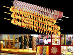 528-1手動扭曲馬鈴薯切割器，薯片切片器，高品質薯條切割器，手動拉伸