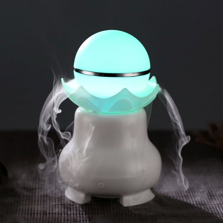 4W USB 充電夜光珍珠超聲波香薰加濕器，帶 LED 彩色燈，適用於家用/辦公，水箱容量：95ml，DC 5V