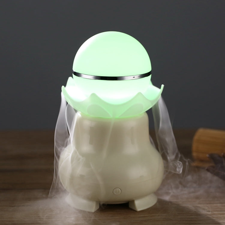 4W USB 充電夜光珍珠超聲波香薰加濕器，帶 LED 彩色燈，適用於家用/辦公，水箱容量：95ml，DC 5V