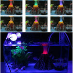 仿真樹植物草魚缸裝飾 火山岩景觀 創意假山樹脂擺件 水族箱氣泵，尺寸：L，15*9.5*3.3 cm，尺寸：L，15*9.5*3.3 cm