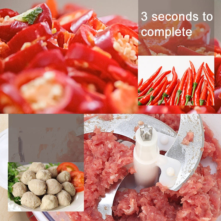 多功能電動廚房切碎攪拌食物處理器，隨機顏色發貨，切碎攪拌器