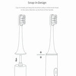 3 件裝原裝小米米家電動牙刷刷頭替換口腔護理（敏感型）