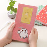 3 吋 DIY 創意插入式迷你精美相冊，四葉草圖案，多樹乾燥圖案，森林鹿圖案，鐵塔圖案，小燕子圖案，大白圖案