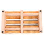 Thickened Large Non-slip Five-row Solid Wood Roller Foot Massager