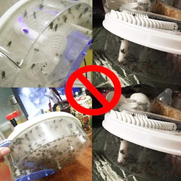 電子自動捕蠅器，環保捕蠅器，自動捕蠅器白色