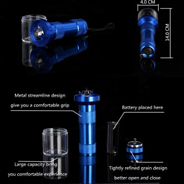 2 PCS 70mm Metal Rolling Machine Tobacco Roller Cigarette Maker For Paper, Electric Tobacco Grinder