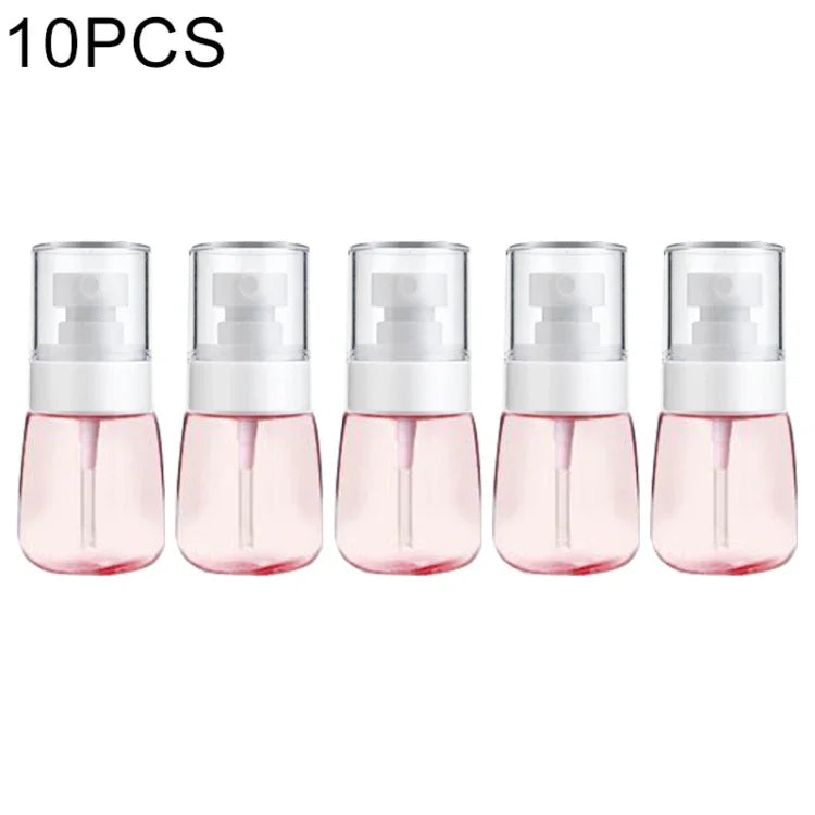10 件便攜可重填塑膠細霧香水噴霧瓶 透明空噴霧瓶，30ml，30ml