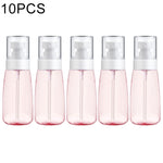 10 件便攜可重填塑膠細霧香水噴霧瓶 透明空噴霧瓶，60ml，60ml