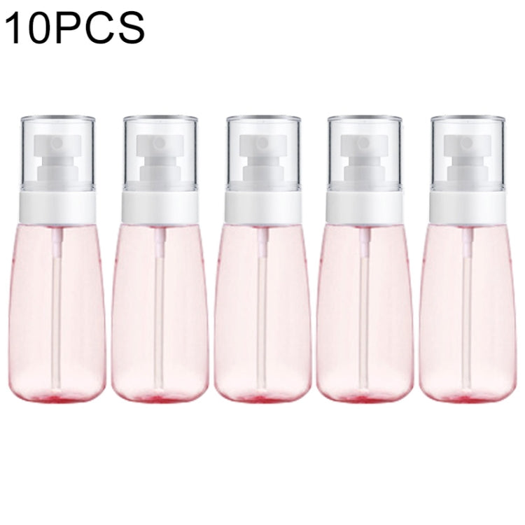 10 件便攜可重填塑膠細霧香水噴霧瓶 透明空噴霧瓶，60ml，60ml