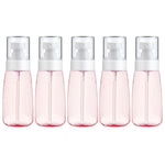 10 件便攜可重填塑膠細霧香水噴霧瓶 透明空噴霧瓶，60ml，60ml