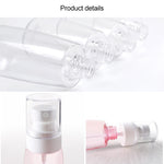 10 件便攜可重填塑膠細霧香水噴霧瓶 透明空噴霧瓶，60ml，60ml