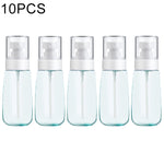 10 件便攜可重填塑膠細霧香水噴霧瓶 透明空噴霧瓶，60ml，60ml