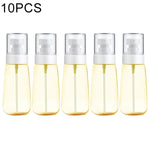 10 件便攜可重填塑膠細霧香水噴霧瓶 透明空噴霧瓶，60ml，60ml