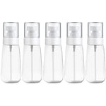 10 個便攜可重複填充塑膠細霧香水噴霧瓶透明空噴霧瓶，80ml，80ml