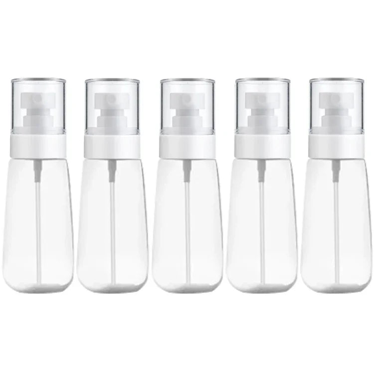 10 個便攜可重複填充塑膠細霧香水噴霧瓶透明空噴霧瓶，80ml，80ml