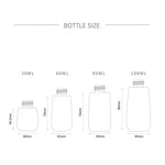 10 個便攜可重複填充塑膠細霧香水噴霧瓶透明空噴霧瓶，80ml，80ml