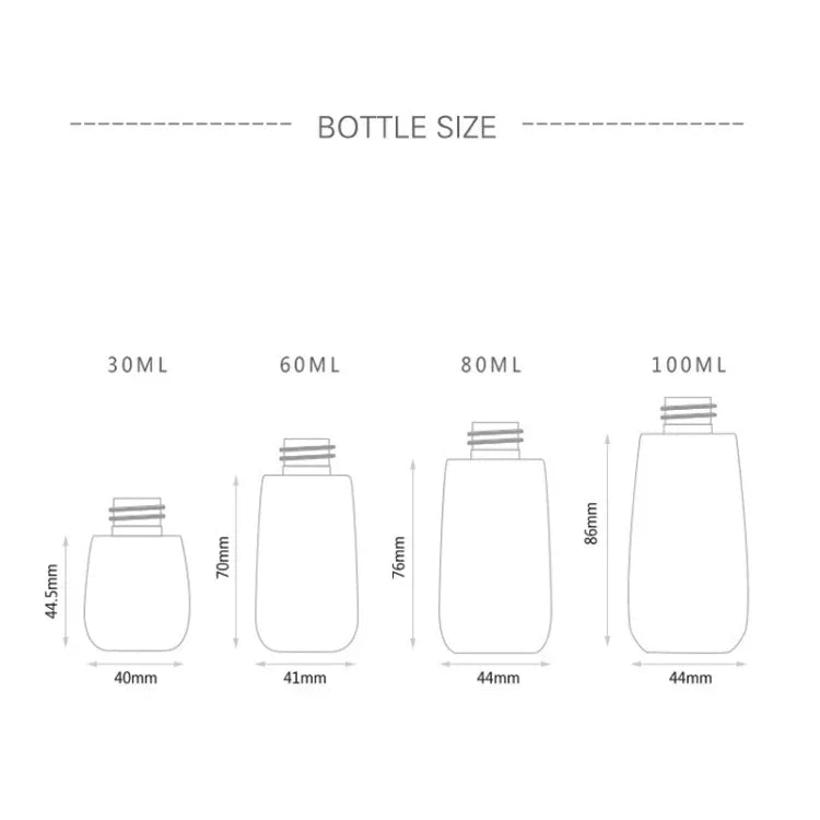 10 個便攜可重複填充塑膠細霧香水噴霧瓶透明空噴霧瓶，80ml，80ml