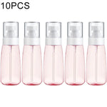 10 件便攜可重填塑膠細霧香水噴霧瓶 透明空噴霧瓶，100ml，100ml
