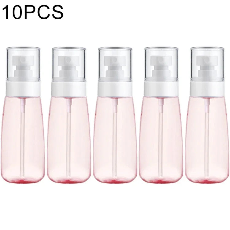 10 件便攜可重填塑膠細霧香水噴霧瓶 透明空噴霧瓶，100ml，100ml