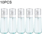 10 件便攜可重填塑膠細霧香水噴霧瓶 透明空噴霧瓶，100ml，100ml