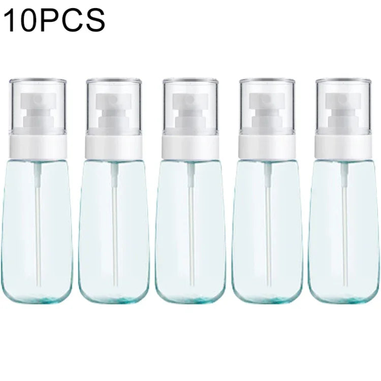 10 件便攜可重填塑膠細霧香水噴霧瓶 透明空噴霧瓶，100ml，100ml