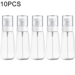 10 件便攜可重填塑膠細霧香水噴霧瓶 透明空噴霧瓶，100ml，100ml
