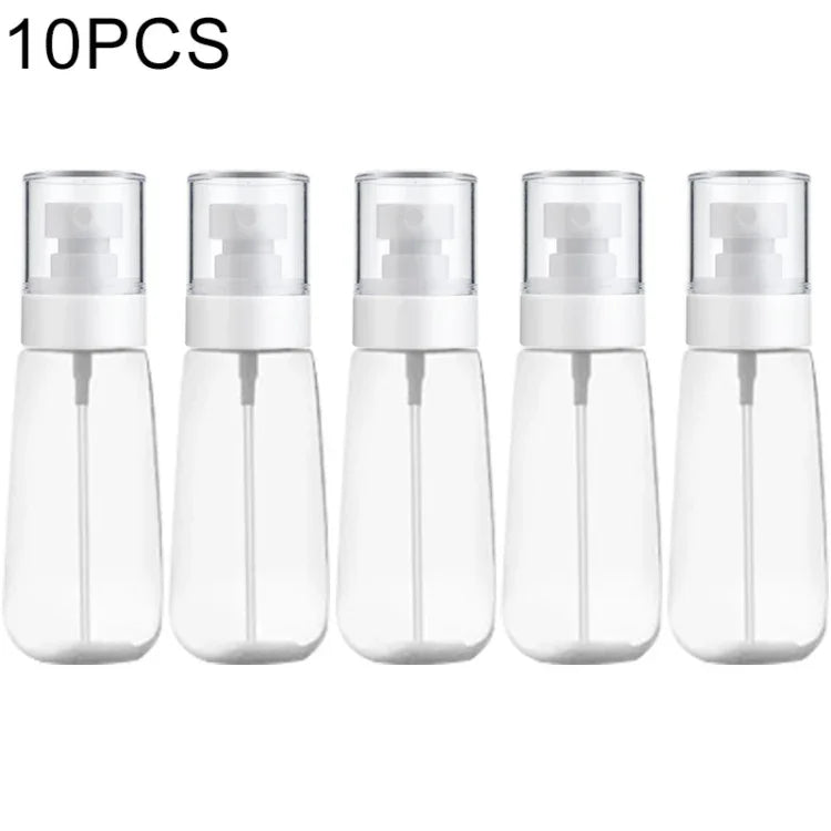 10 件便攜可重填塑膠細霧香水噴霧瓶 透明空噴霧瓶，100ml，100ml