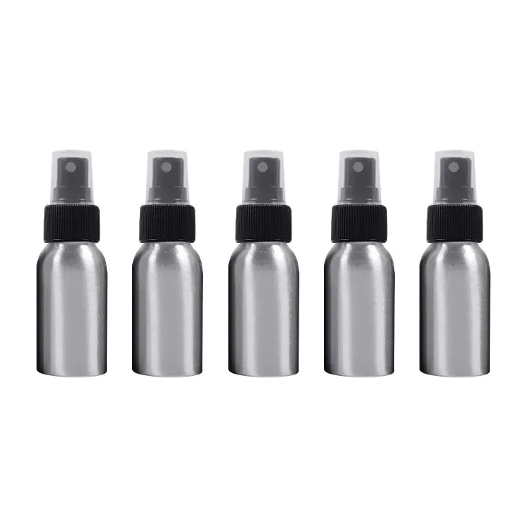 可重填玻璃細霧噴霧瓶 鋁瓶，50ml，50ml