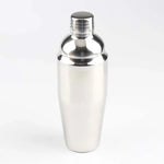 14合1不鏽鋼雞尾酒搖酒器工具套裝帶竹架，容量：750ml，750ml，竹製
