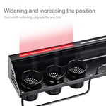 B Version 50cm 2 Cups 10 Hooks Kitchen Multi-function Wall-mounted Condiment Storage Rack, B Version 50cm 2 Cups