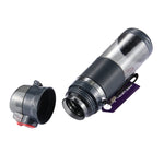 Teloy TNY-9601 650ML 便攜翻蓋太空杯瓶，適用水溫：﹣20 ~ 120攝氏度，TNY-9601（深灰+紅）