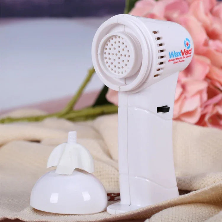 WaxVac電動溫和有效耳朵清潔器成人兒童耳朵清潔設備，耳部護理工具1個