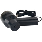 HK-6019A 3.5W便攜USB強力吸塵清潔器，電腦鍵盤刷嘴吸塵器手持清潔套件，適用筆記型電腦/寵物，USB線長1.8米，DC 5V（黑色）