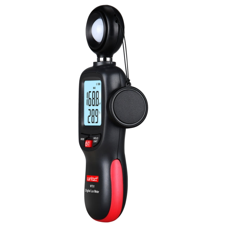 Wintact WT81數字光照度計，適用工廠/學校/家庭多種場合，量程：0-200,000 Lux