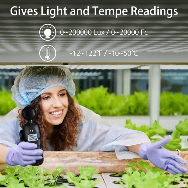 Wintact WT81數字光照度計，適用工廠/學校/家庭多種場合，量程：0-200,000 Lux