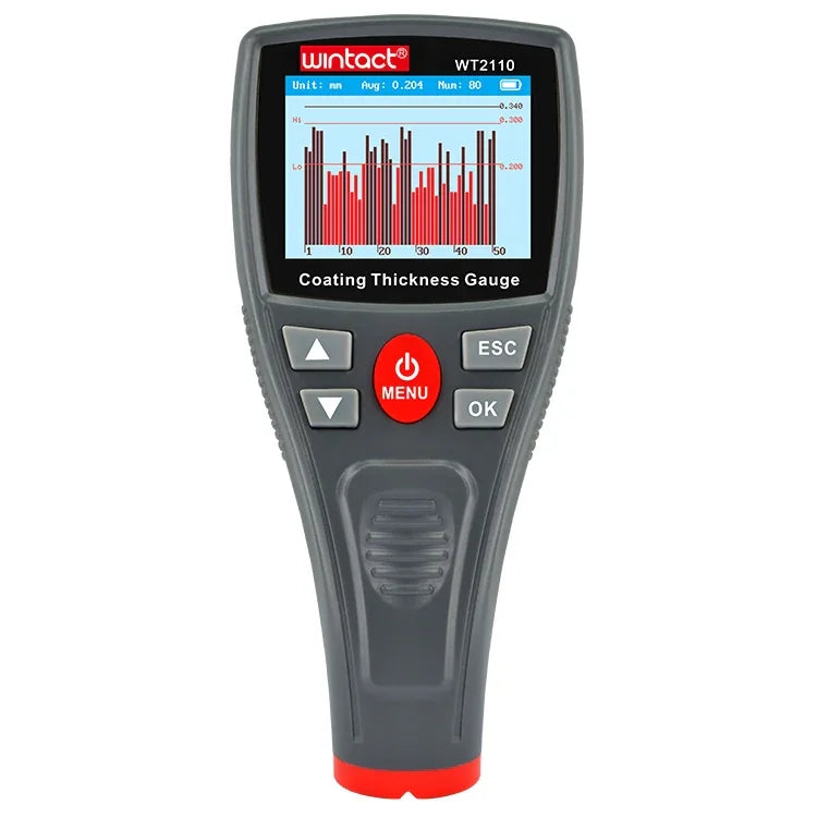 Wintact WT2110 彩色螢幕顯示塗層厚度測量儀，WT2110