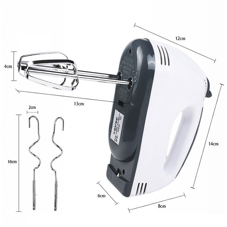 KN007364 100W 家用七速可調手持電動打蛋器，歐規插頭，KN007364