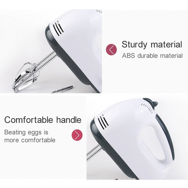 KN007364 100W 家用七速可調手持電動打蛋器，歐規插頭，KN007364