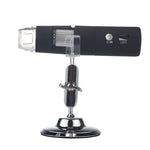 50X~1000X 放大鏡高清影像感測器 1920x1080P USB WiFi 數位顯微鏡，配 8 顆 LED 與專業支架