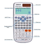 OSALO OS-991ES PLUS 10+2位多功能學生科學計算器 太陽能雙電源計算器，OS-991ES