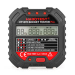 HABOTEST HT107D 多功能數位顯示插座測試器，HT107D（美規插頭）、HT107D（英規插頭）、HT107D（歐規插頭）