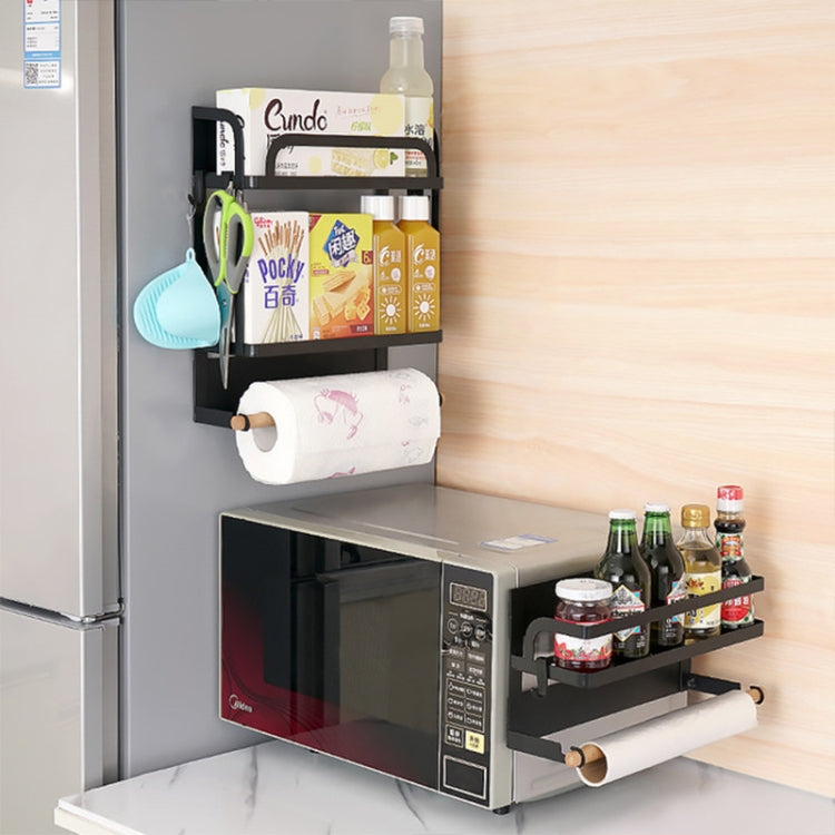 廚房單層磁性冰箱架收納架，單層