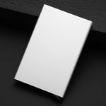 防磁不鏽鋼 PU 名片夾信用卡盒，尺寸：10*6.2*0.8cm